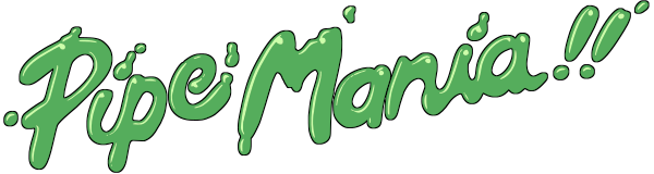 Pipe Mania logo for Amiga